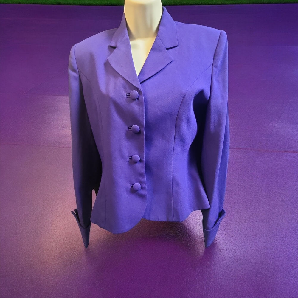 Versai Purple  Blazer/ Interview Jacket Size 6